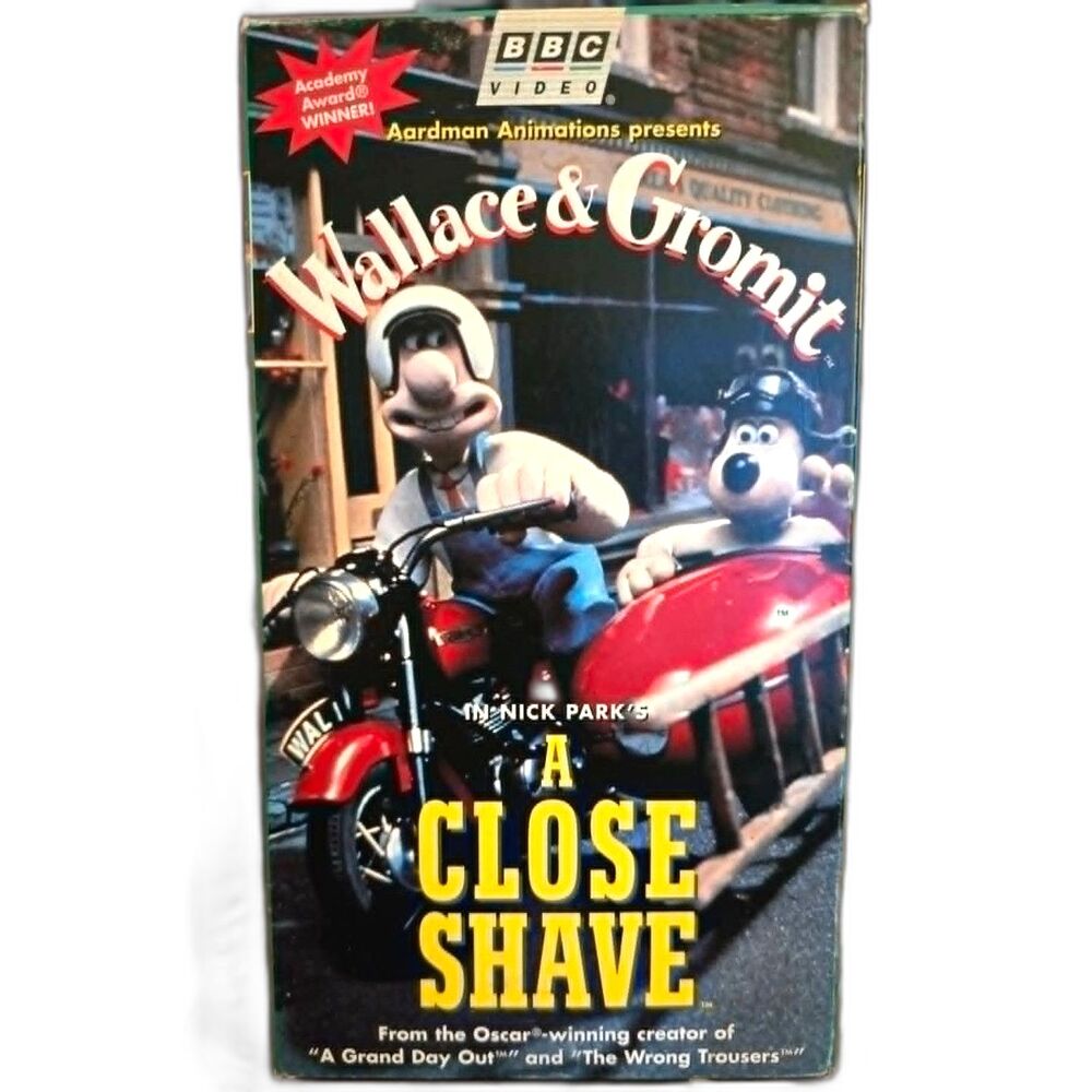 Wallace & Gromit - A Close Shave (VHS, 1996) BBC Best Animated Film